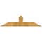 Ekena Millwork Portland Rough Sawn Timber Gable Bracket, Western Red Cedar, 60"W x 15"H x 4"D x 6"F, 6/12 Pitch GBW060X15X0406POR00RWR - alternate 1